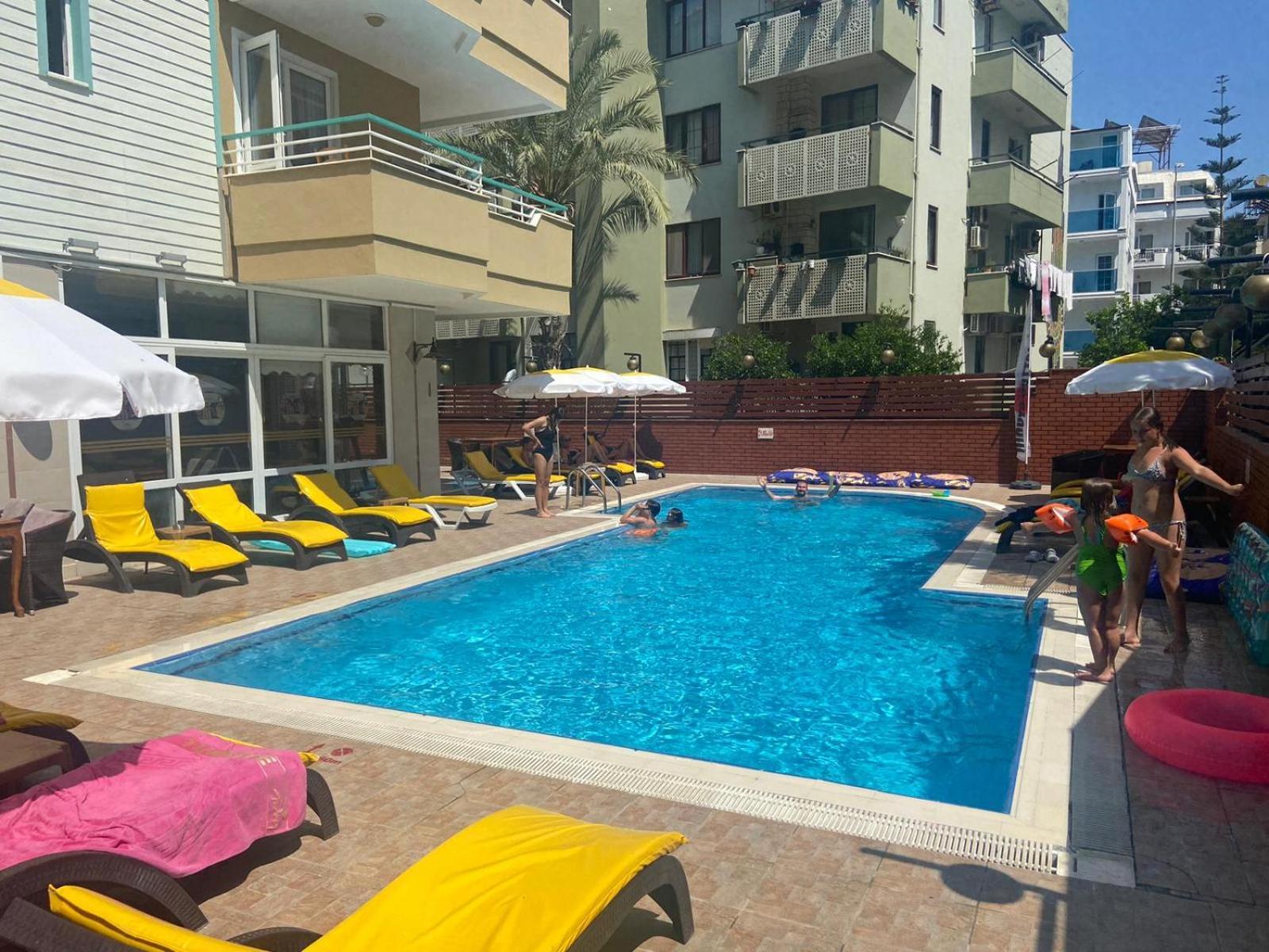 Aparthotel Cleopatra Ada Apart Alanya Exterior foto